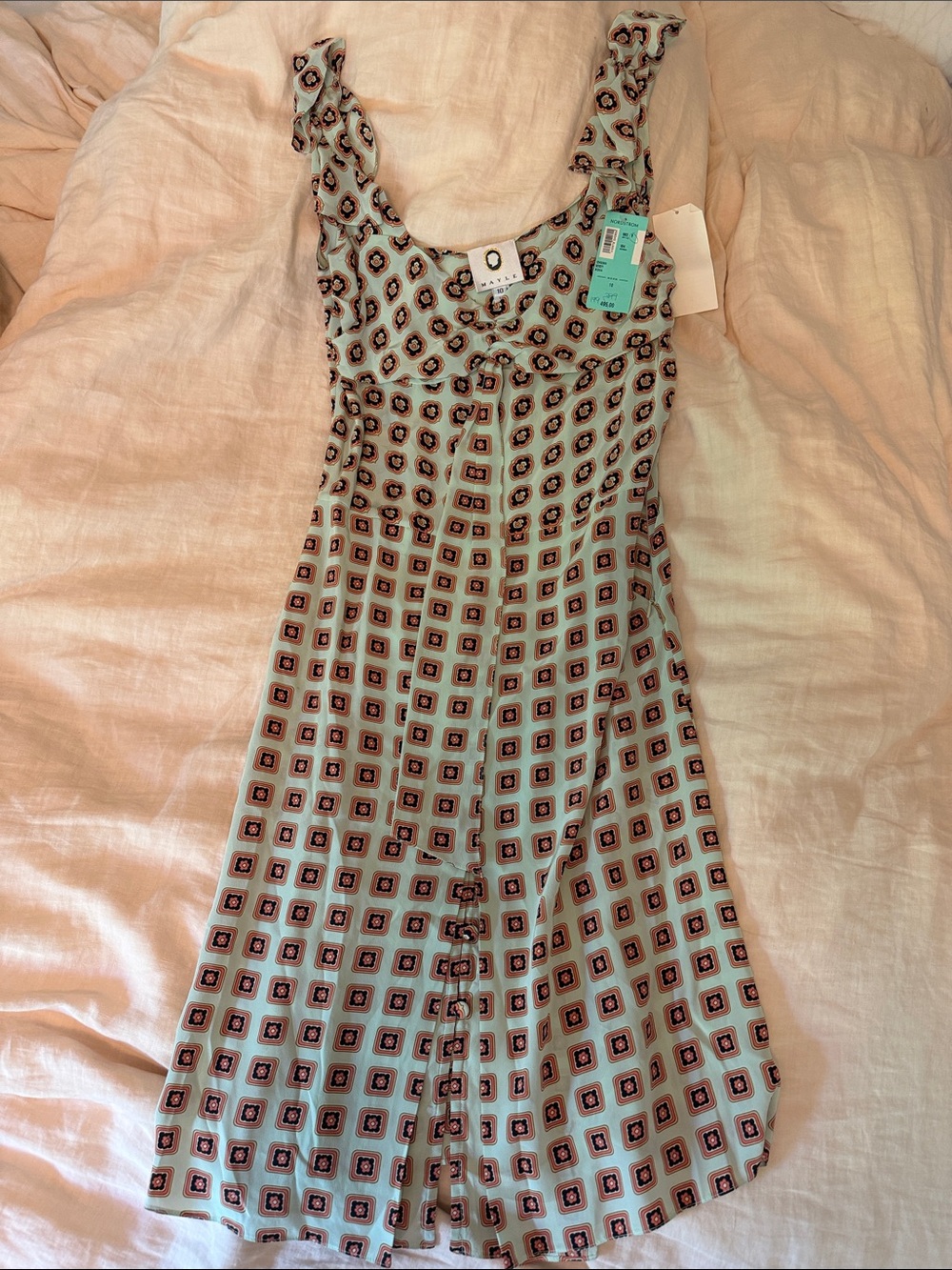 NWT pristine Mayle silk dress